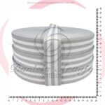 ALÇA CHIC -2101 PRATA E BRANCA  (5m/30mm)