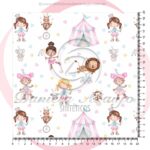 CIRCO ROSA AQUARELA 11632 - 1