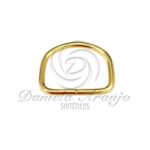 MEIA ARGOLA DOURADA (30mm-AR 2,7) - 501 (5 unidades)
