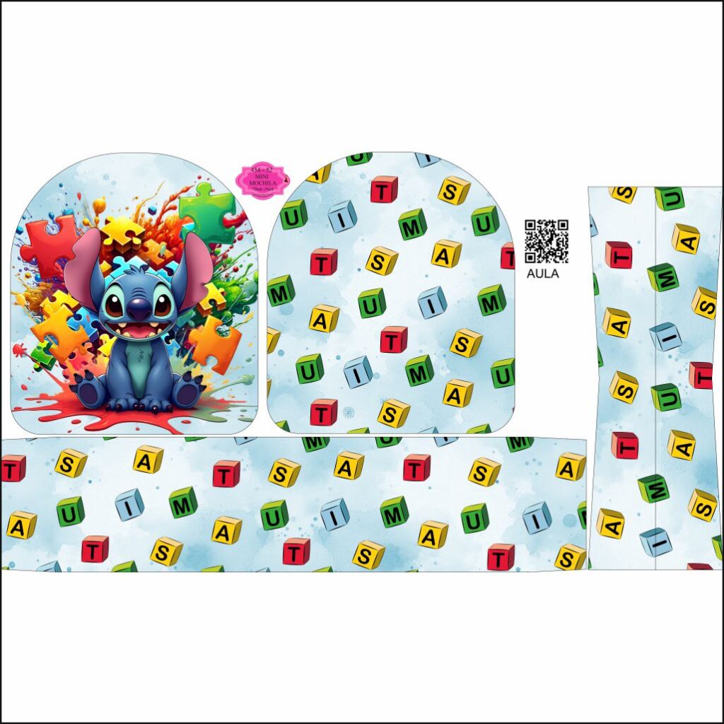 MINI MOCHILA - 454 - 52 AUTISMO