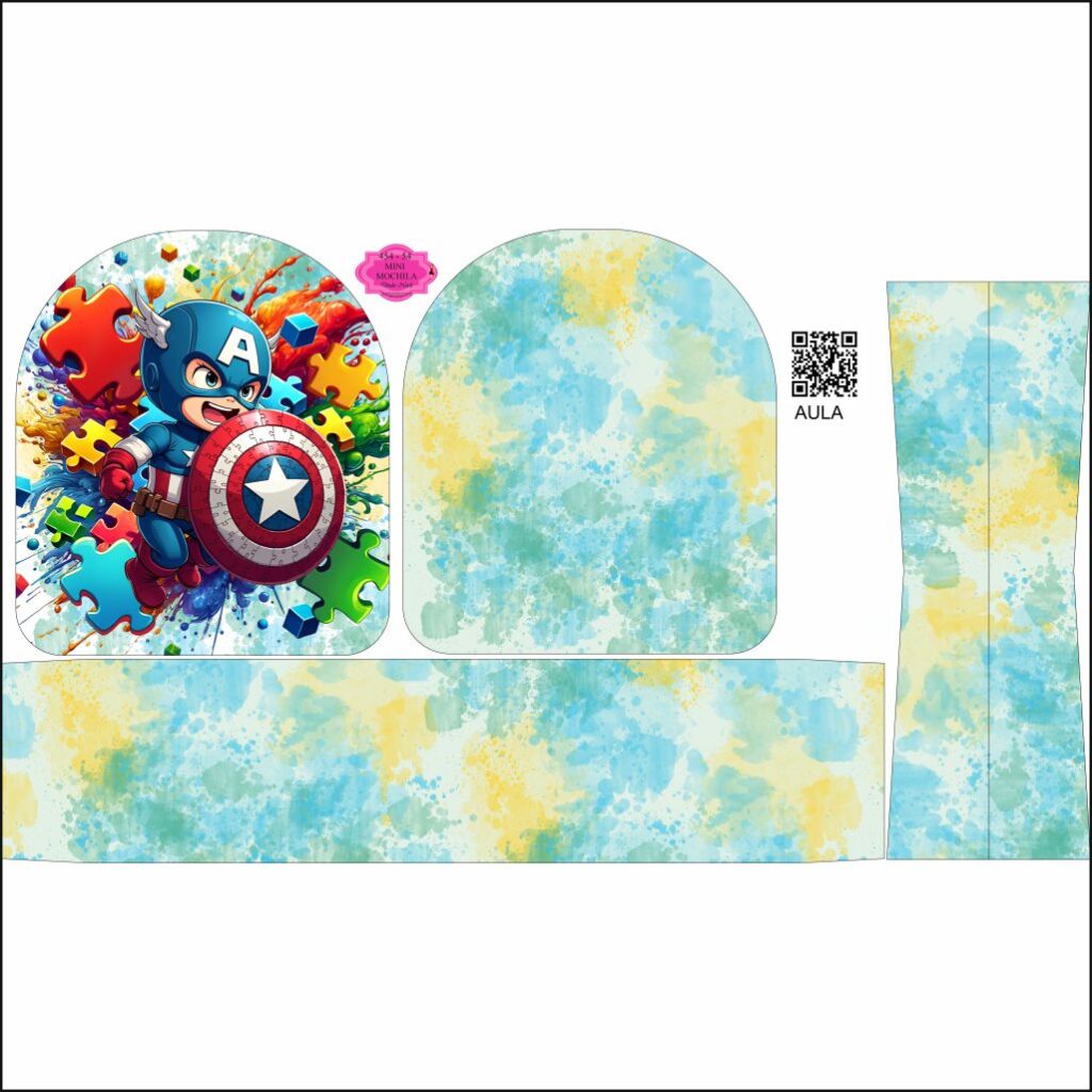 MINI MOCHILA - 454 - 54 AUTISMO