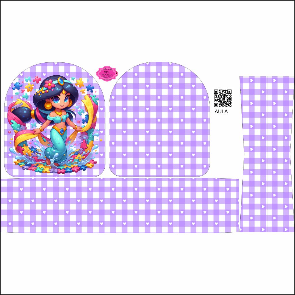 454 - 64 MINI MOCHILA MINI MOCHILA - 454 - 64 AUTISMO - Imagem 1