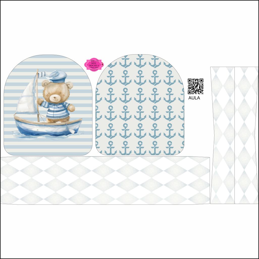454 - 72 MINI MOCHILA MINI MOCHILA - 454 - 72 - Imagem 1