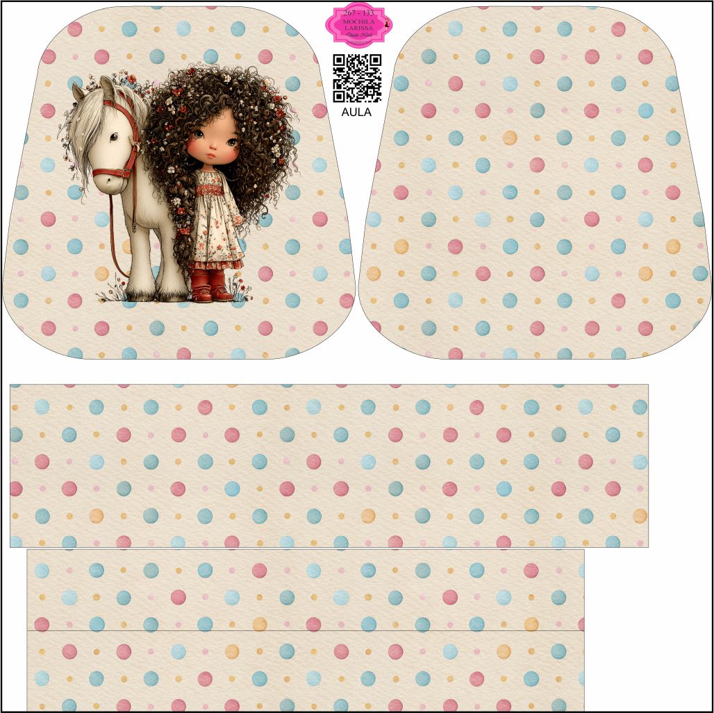 267 - 133 MOCHILA LARISSA.jpg B MOCHILA LARISSA - 267-133 - Imagem 1