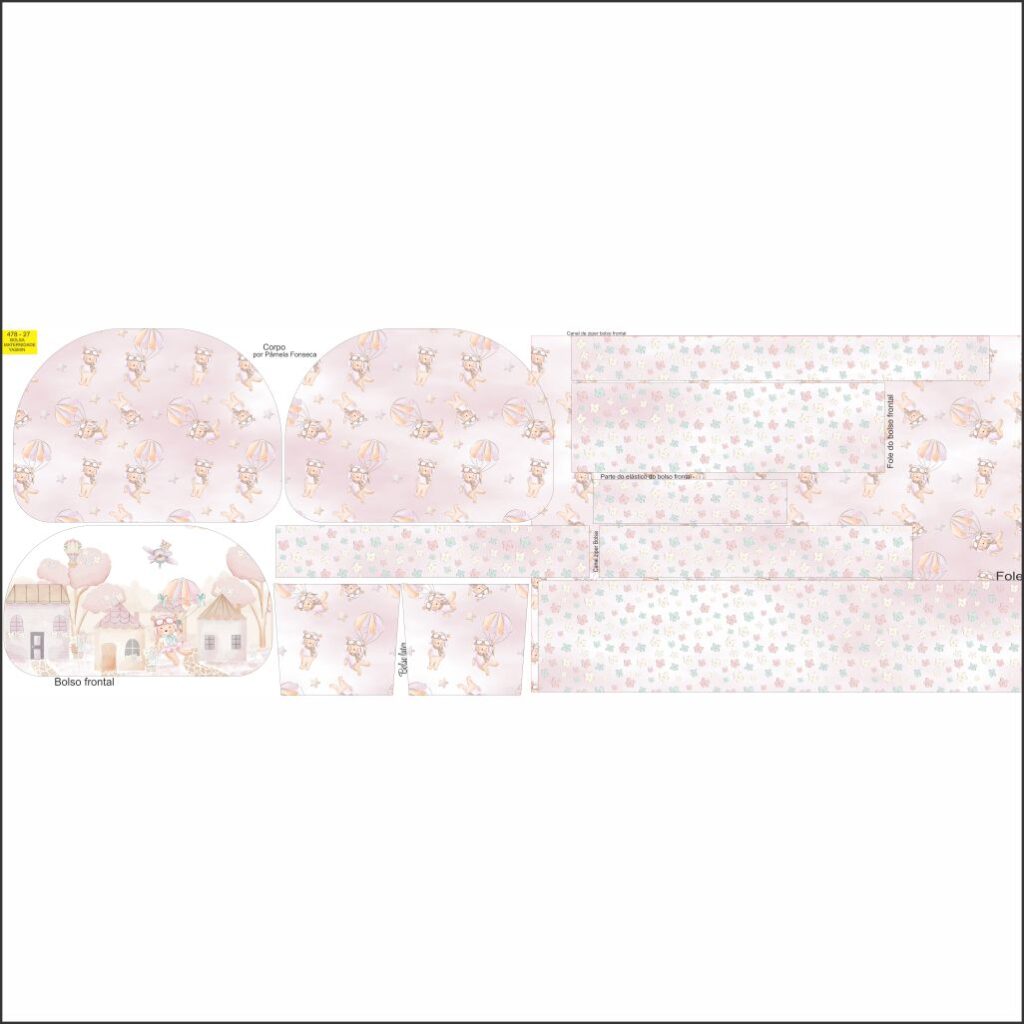BOLSA MATERNIDADE YASMIN 478-27