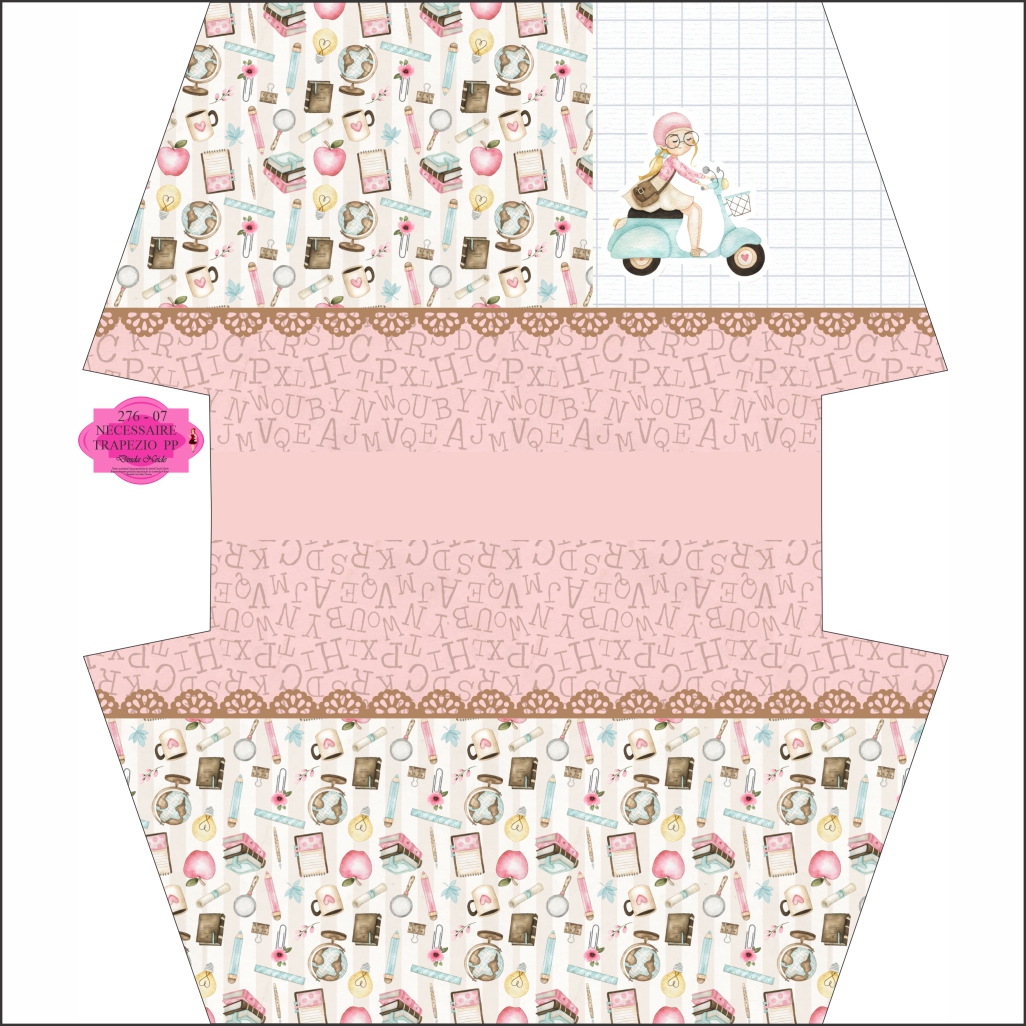 276 - 07 NECESSAIRE TRAPEZIO PP 276 - 07 NECESSAIRE TRAPEZIO PP - Imagem 1