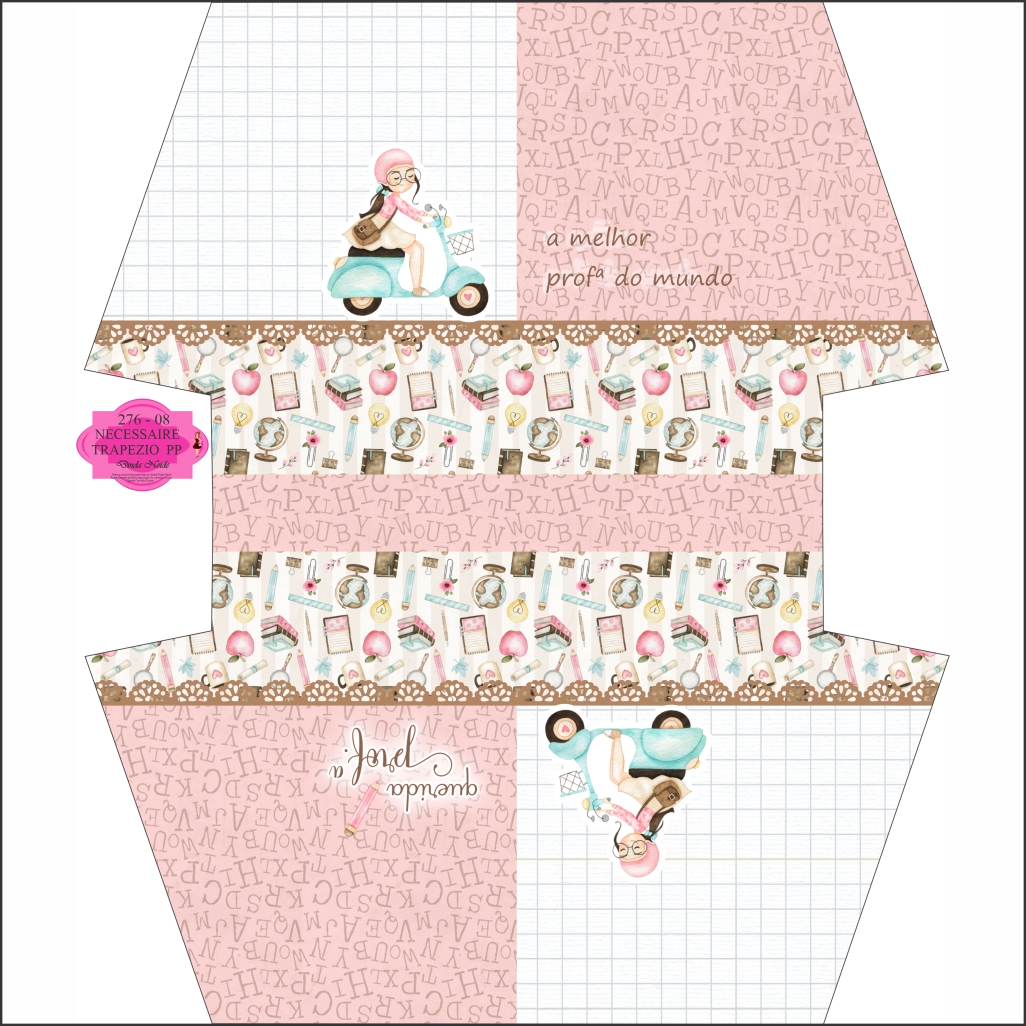 276 - 08 NECESSAIRE TRAPEZIO PP 276 - 08 NECESSAIRE TRAPEZIO PP - Imagem 1