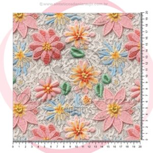 FLORAL BORDADO #1 20167 - 1
