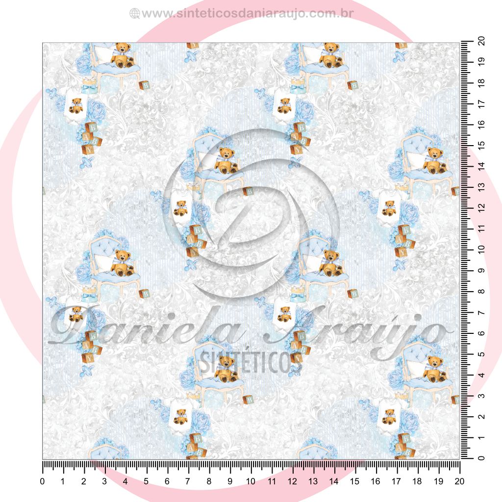TEDDY LUXO AZUL - 58028 - 1